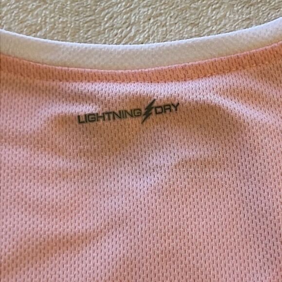 New Balance Pink with White Trim Athletic Tank - Size Large - Picture 8 of 8